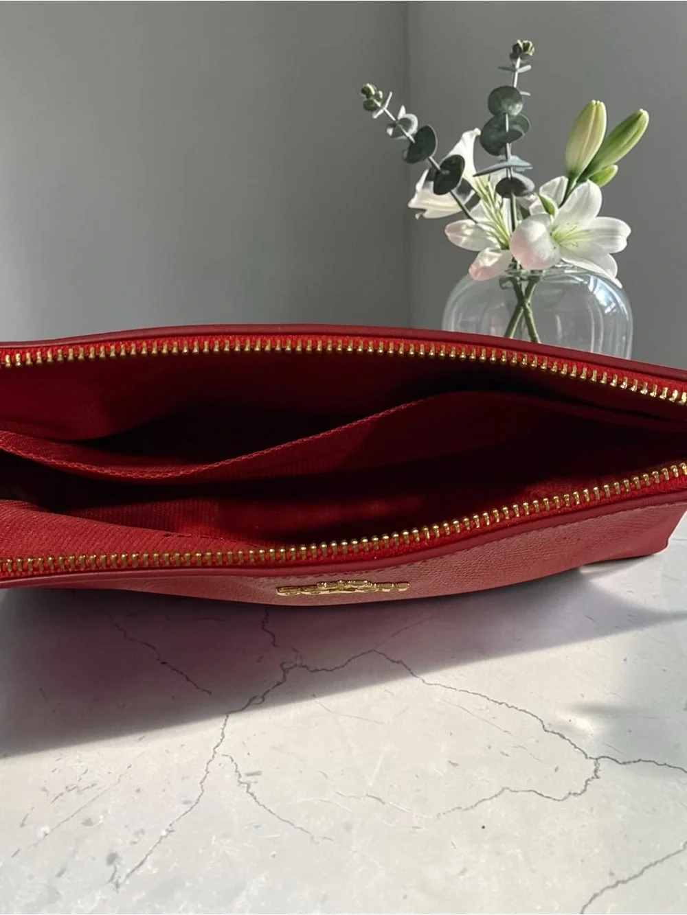 Coach structured cosmetic
